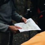 Person Looking At A Map
