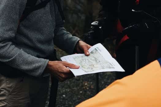 Person Looking At A Map